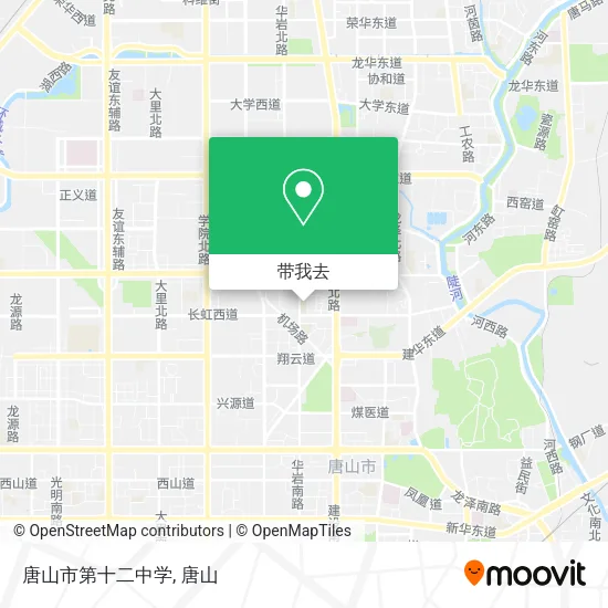 唐山市第十二中学地图
