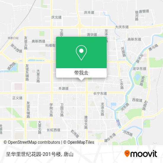 呈华里世纪花园-201号楼地图