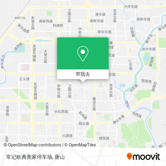 常记欧典美家停车场地图