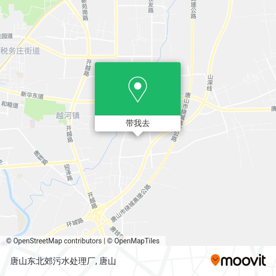 唐山东北郊污水处理厂地图