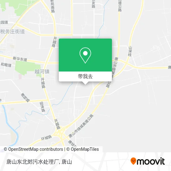 唐山东北郊污水处理厂地图