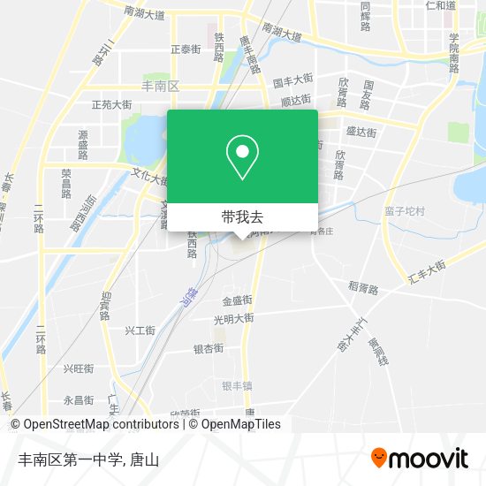 丰南区第一中学地图
