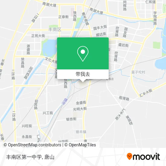 丰南区第一中学地图