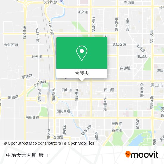 中冶天元大厦地图