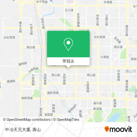 中冶天元大厦地图