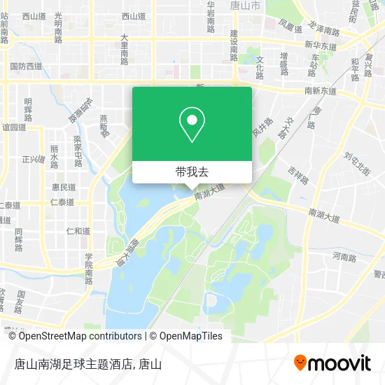 唐山南湖足球主题酒店地图