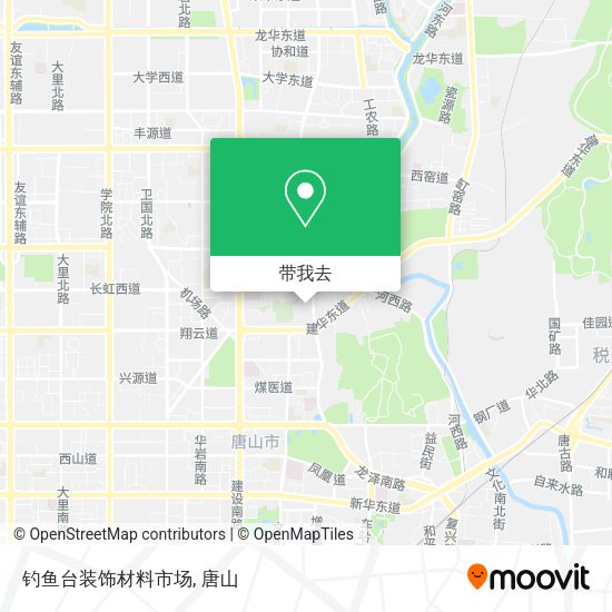 钓鱼台装饰材料市场地图
