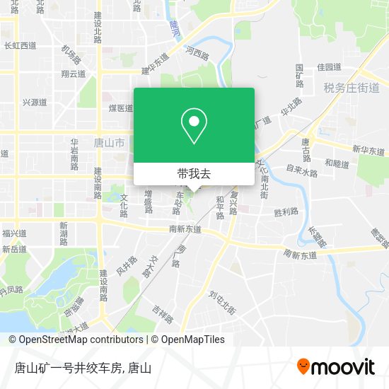 唐山矿一号井绞车房地图