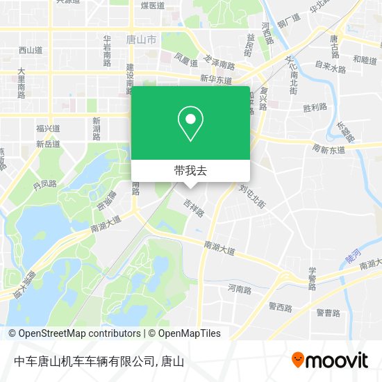 中车唐山机车车辆有限公司地图