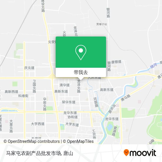马家屯农副产品批发市场地图