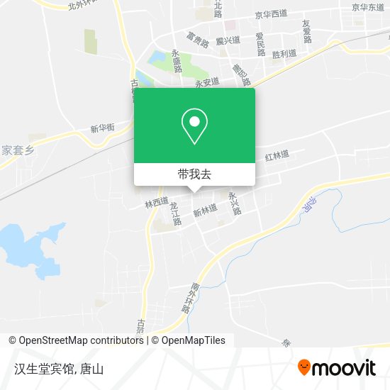 汉生堂宾馆地图