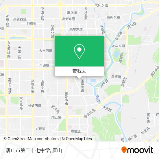 唐山市第二十七中学地图