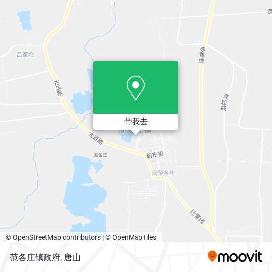 范各庄镇政府地图