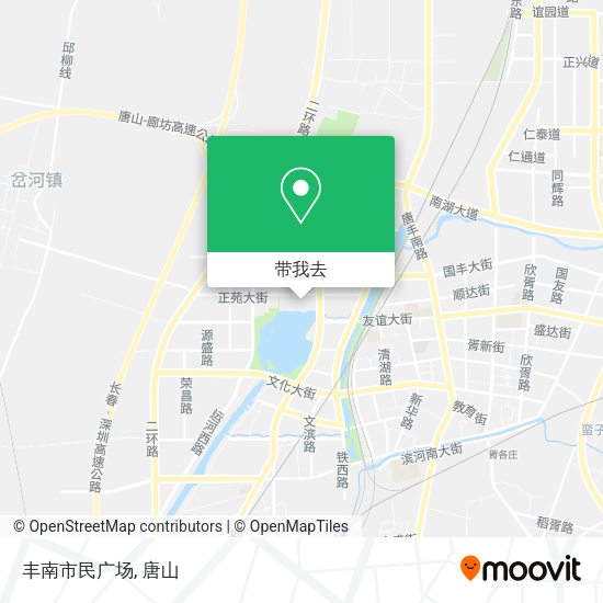 丰南市民广场地图