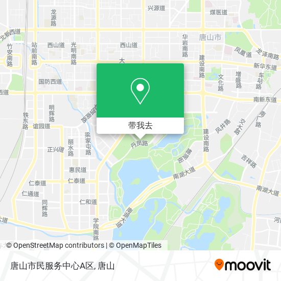 唐山市民服务中心A区地图