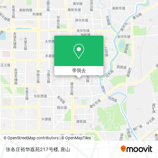 张各庄裕华嘉苑217号楼地图