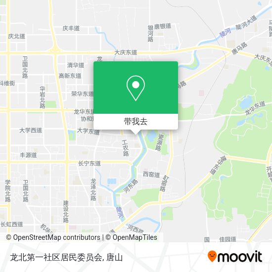 龙北第一社区居民委员会地图