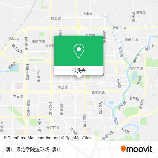 唐山师范学院篮球场地图