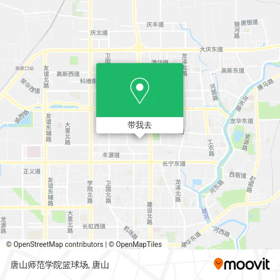 唐山师范学院篮球场地图