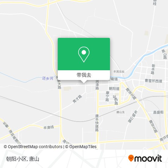 朝阳小区地图