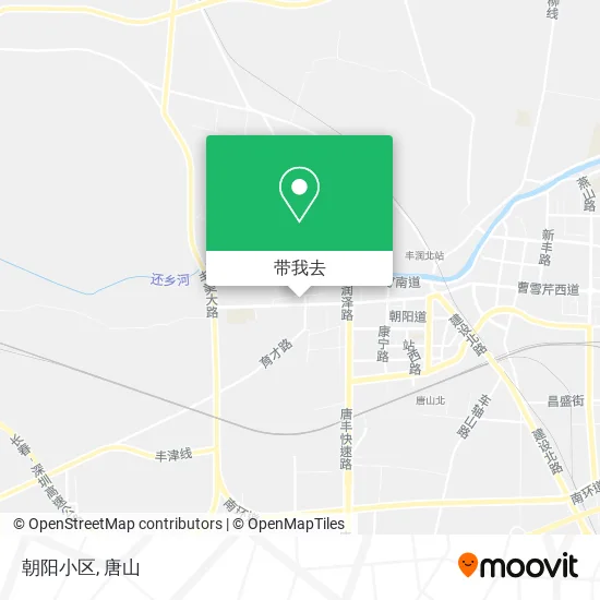 朝阳小区地图