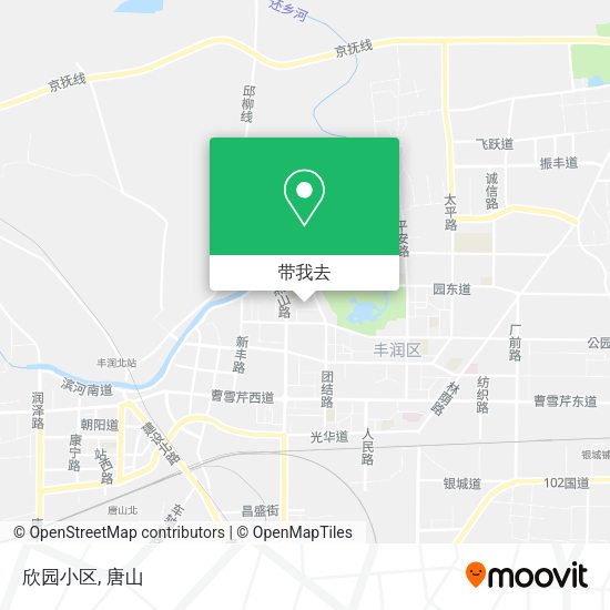 欣园小区地图