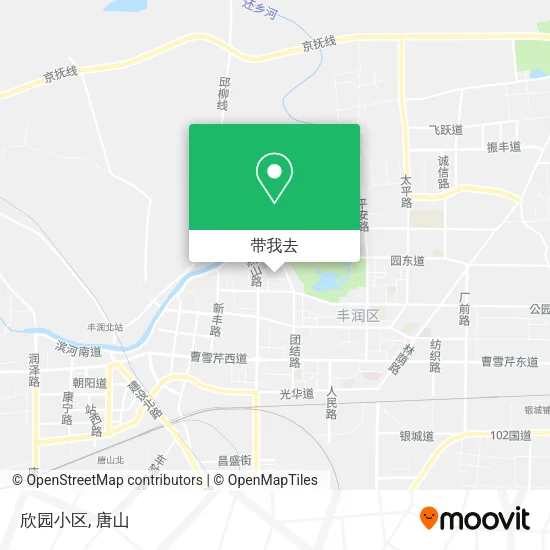 欣园小区地图