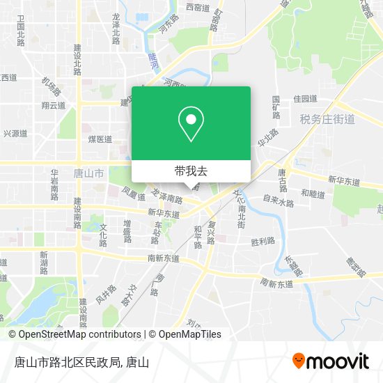 唐山市路北区民政局地图