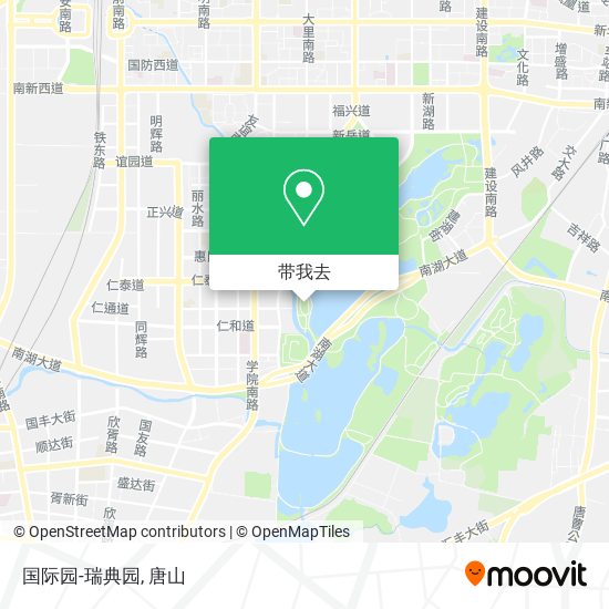 国际园-瑞典园地图
