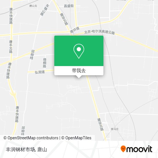丰润钢材市场地图