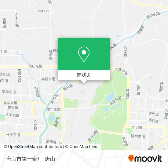唐山市第一瓷厂地图