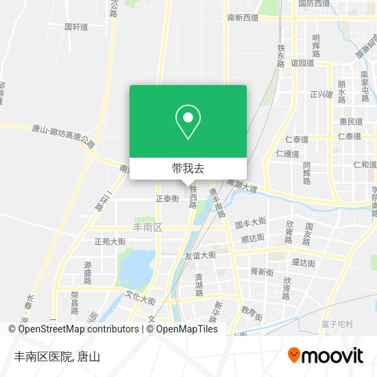 丰南区医院地图