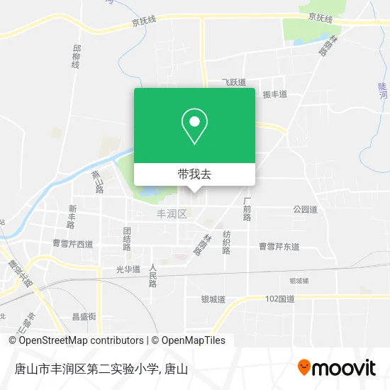 唐山市丰润区第二实验小学地图