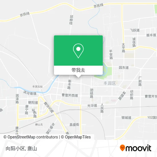 向阳小区地图