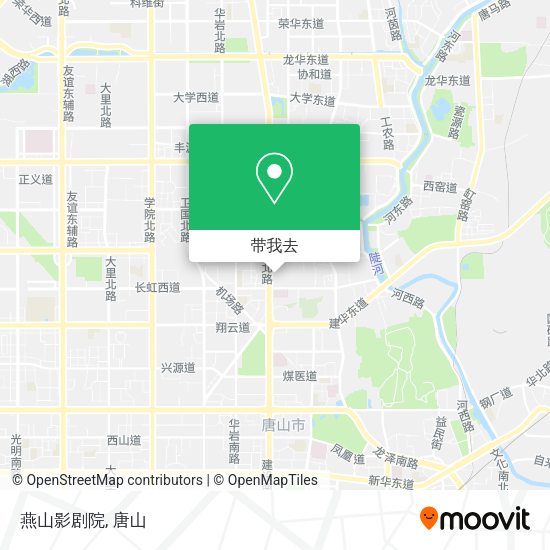 燕山影剧院地图