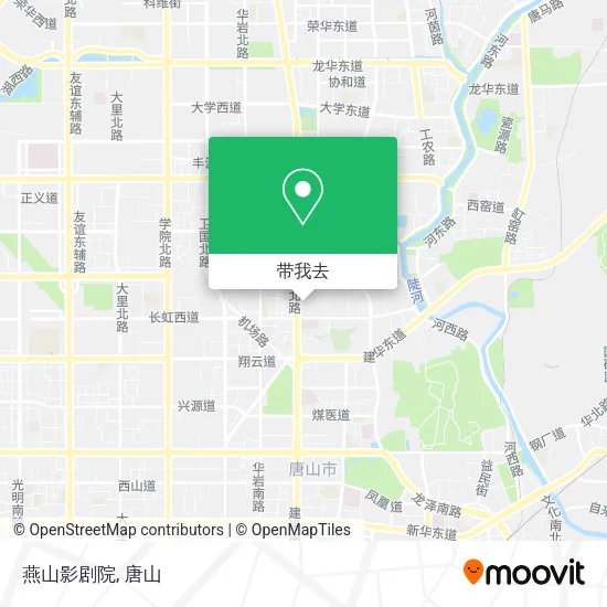 燕山影剧院地图