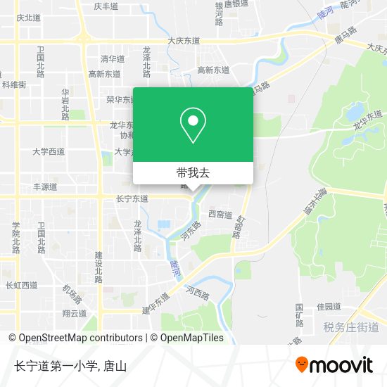 长宁道第一小学地图