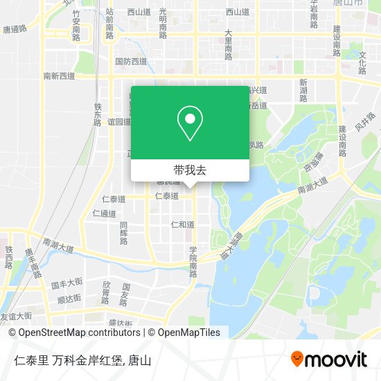 仁泰里 万科金岸红堡地图