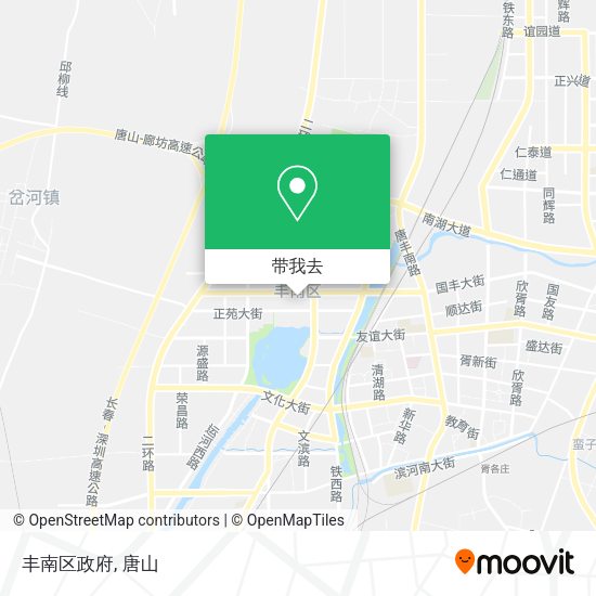 丰南区政府地图