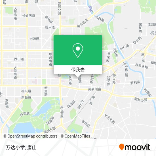 万达小学地图