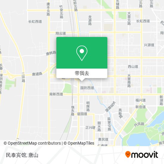 民泰宾馆地图