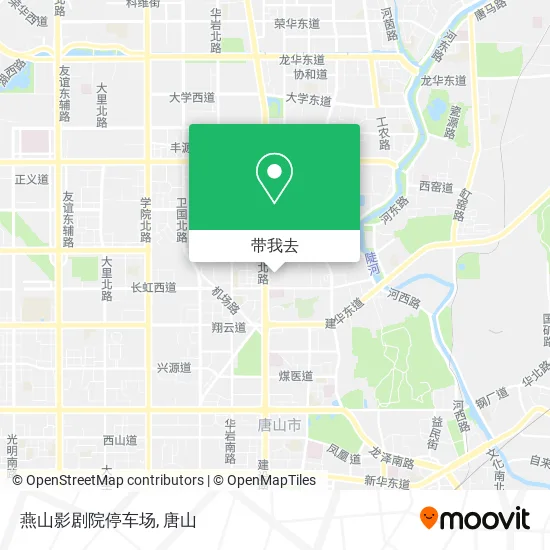 燕山影剧院停车场地图