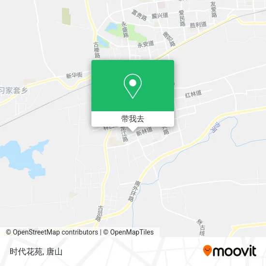 时代花苑地图