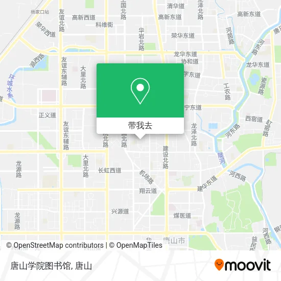 唐山学院图书馆地图