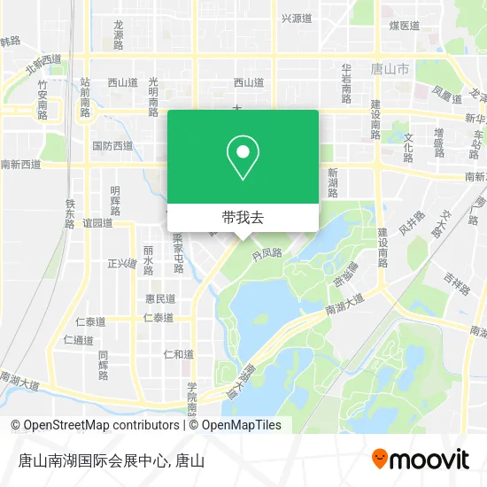 唐山南湖国际会展中心地图