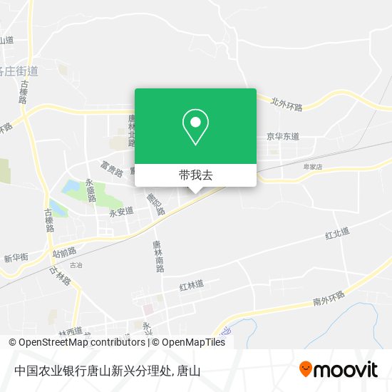 中国农业银行唐山新兴分理处地图
