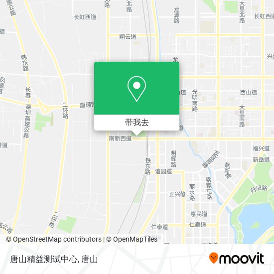 唐山精益测试中心地图