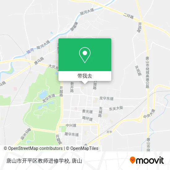 唐山市开平区教师进修学校地图