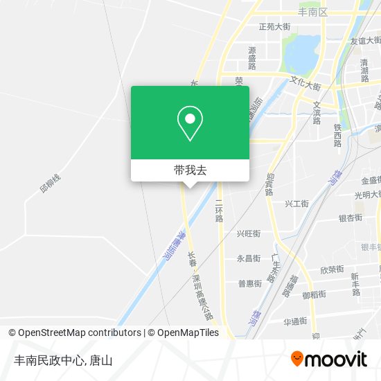 丰南民政中心地图