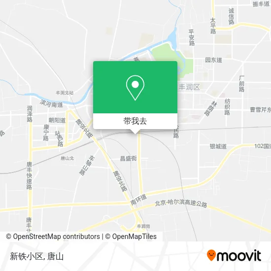 新铁小区地图